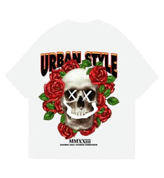 URBAN STYLE SKULL T-SHIRT