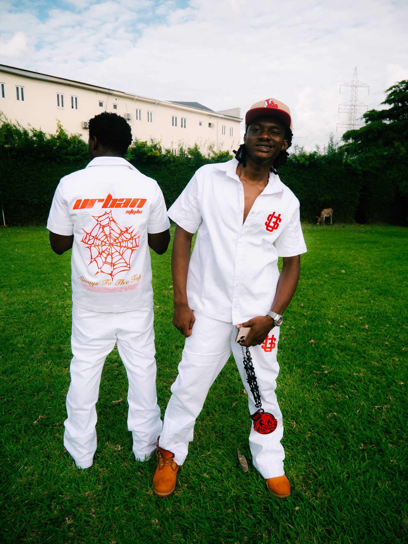 UrbanStyle luxury streetwear editorial cover featuring model in signature cut